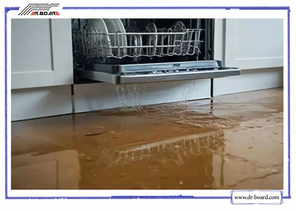 نشتی آب از دستگاه