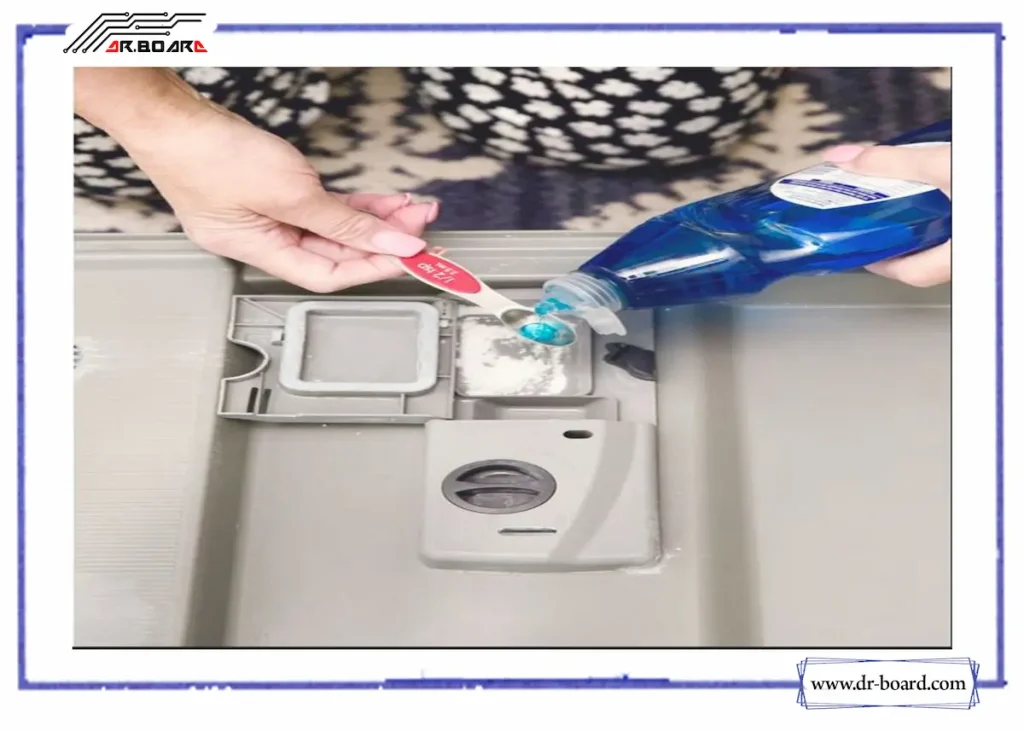 نحوه استفاده از ژل ماشین ظرفشویی مخزن dishwasher gel