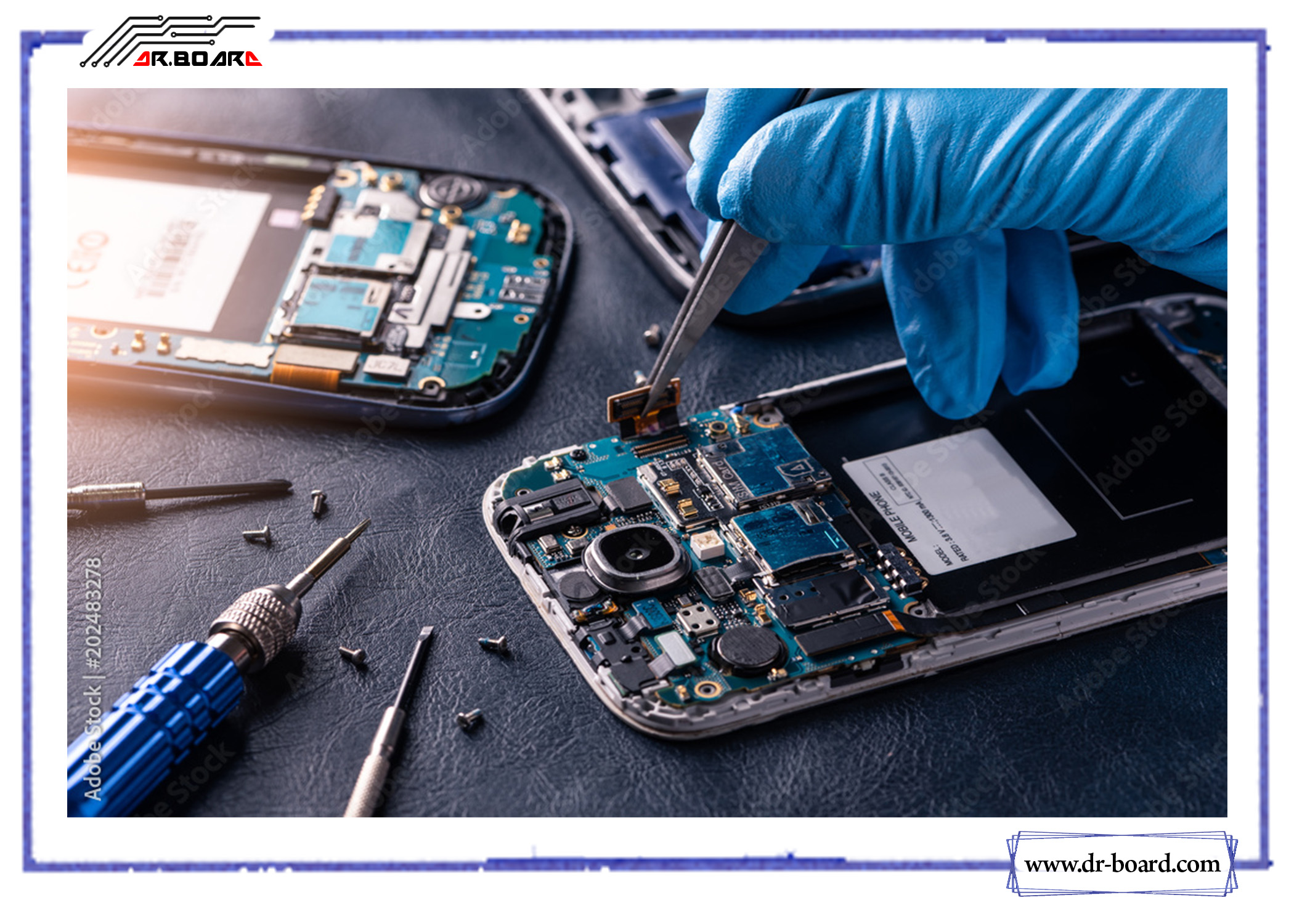 دلایل خرابی برد گوشی