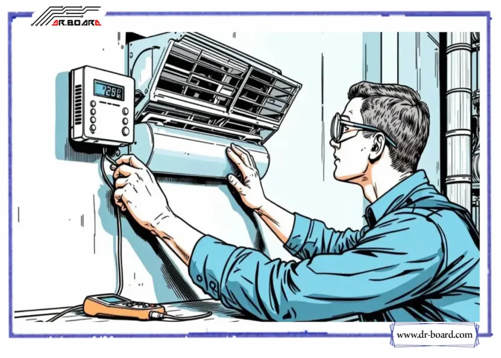 سیم کشی کولر گازی