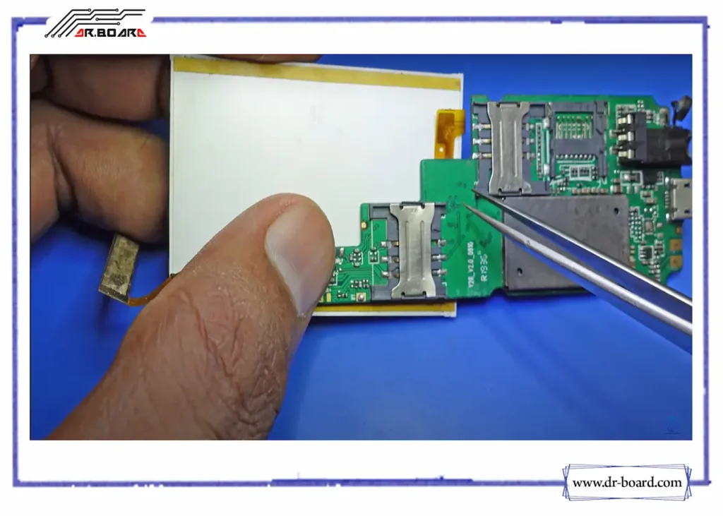 نکات تعمیر SIM card connector