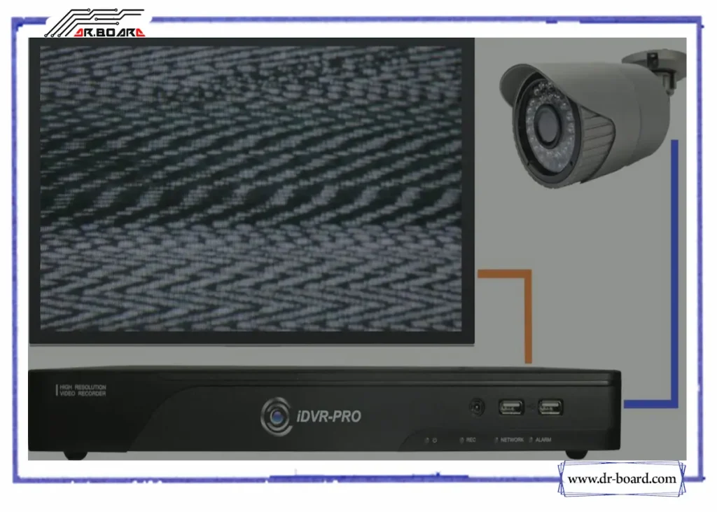 تصویر ندادن دوربین مداربسته