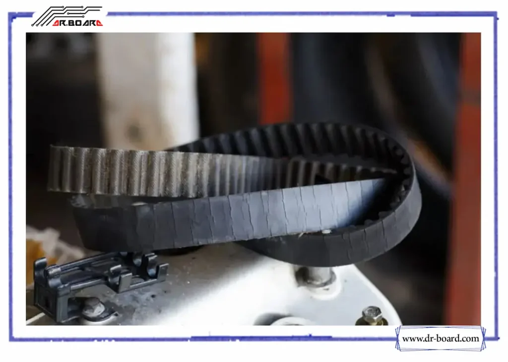 ترک خوردگی تسمه تایم خودرو