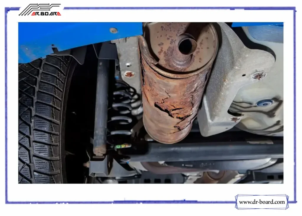 صدای ناهنجار اگزور ماشین