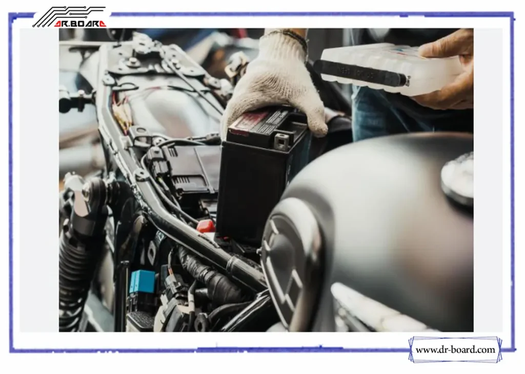 تعویض باتری موتور سیکلت